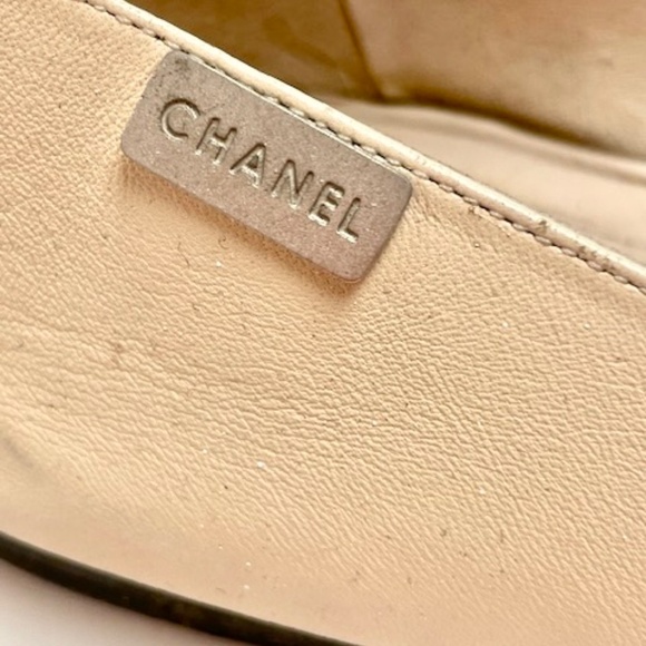 Vintage Authentic CHANEL flats Ballet Core Style  Incredible 37.5 - Picture 3 of 6